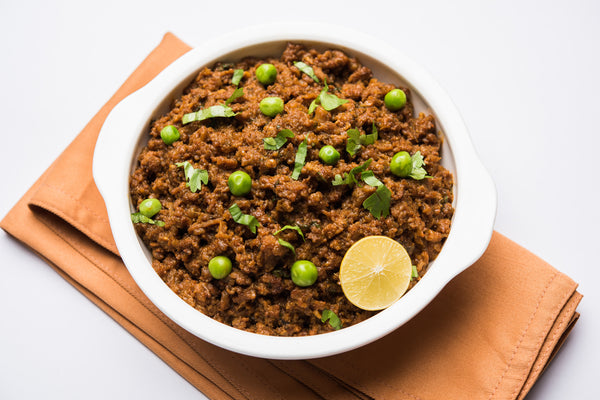Keema (minced kebab) Matar Delivery in London, Home made Tiffin & Takeaway services: Saakshis Kitchen