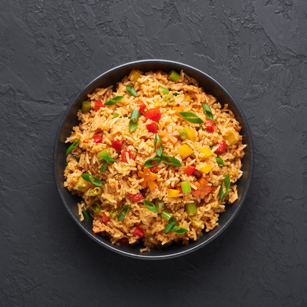 Chili Garlic Vegetarian Fried Rice Delivery in Crewe, Home made Tiffin & Takeaway services: Saakshis Kitchen