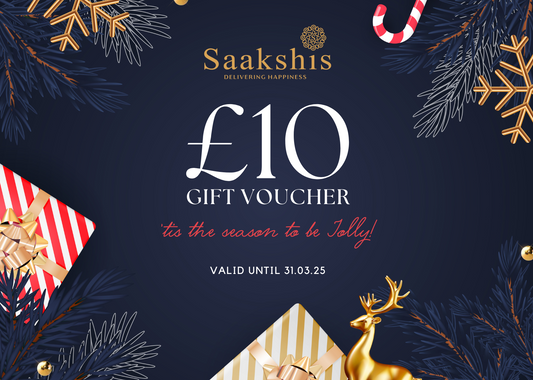 Saakshi's Christmas Gift Card — Home-Cooked Indian Meals