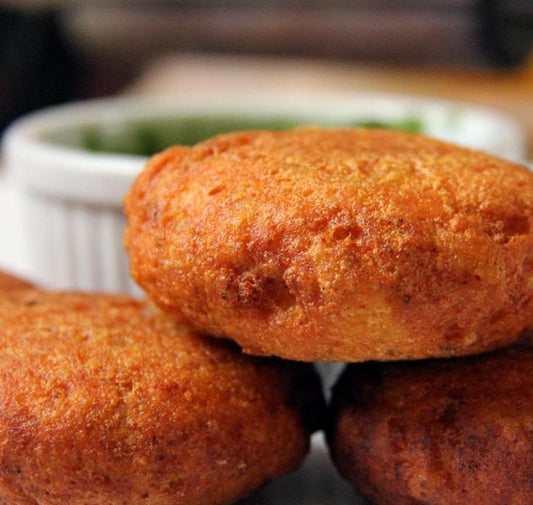 Aloo(Potatoes) Tikki (cakes) by Saakshi's — Indian potato dish Delivered Fresh