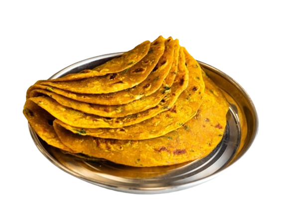 Methi (Fenugreek) Thepla (Pack of 2) by Saakshi's — Fresh indian bread Delivered Fresh (vegan)