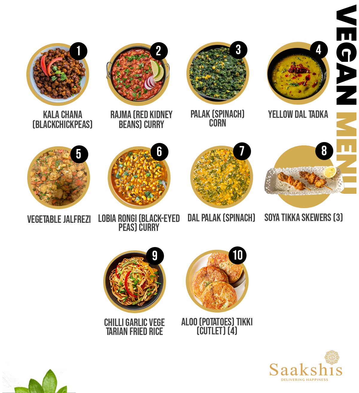 Saakshi's Vegetarian 10 Meal Plan — Home-Cooked Indian Meals Delivered Weekly