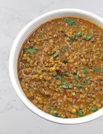 Green Moong Dal Tadka (V)