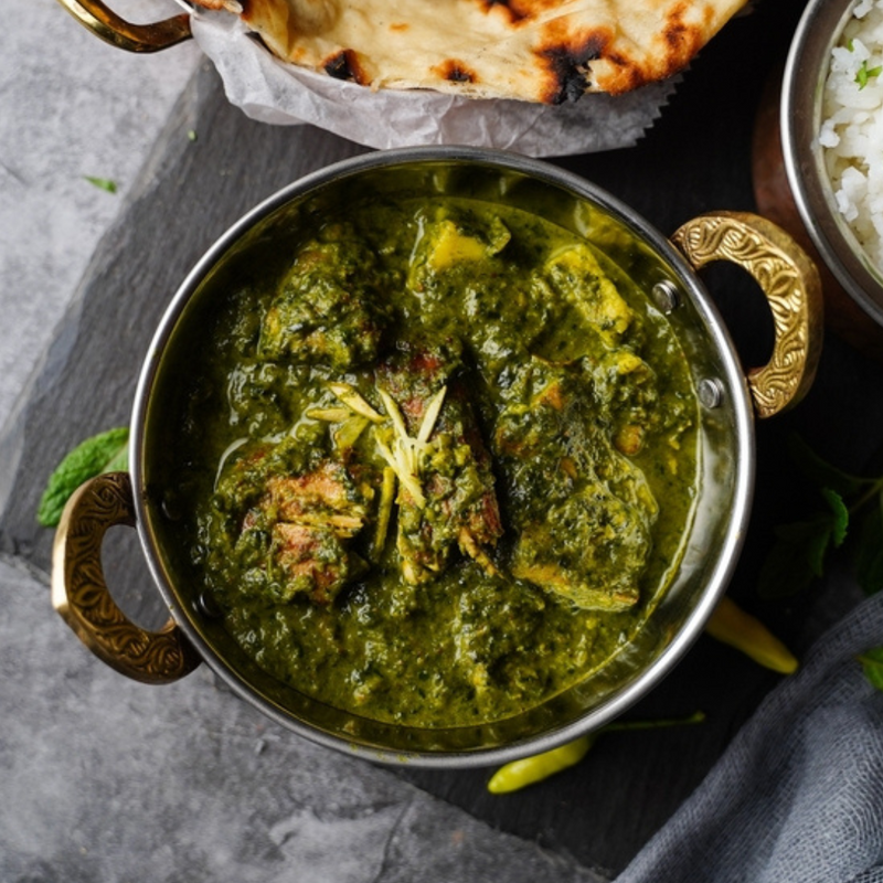 Saag (Spinach) Chicken Delivery in Bolton