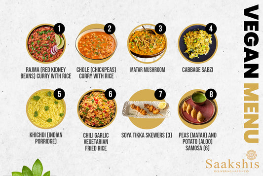 Saakshi's Vegetarian 7 Meal Plan — Home-Cooked Indian Meals Delivered Weekly